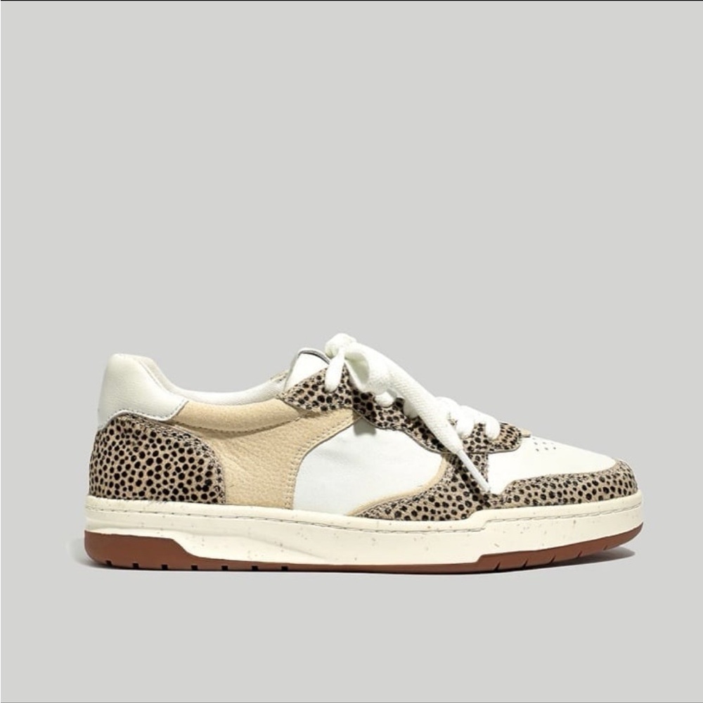 Madewell Court Sneakers in Spotted Calf Hair sz 6 - Picture 4 of 6